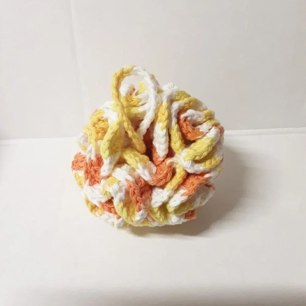 Eco-Friendly 100% Cotton Crochet Loofah New - Picture 3 of 4
